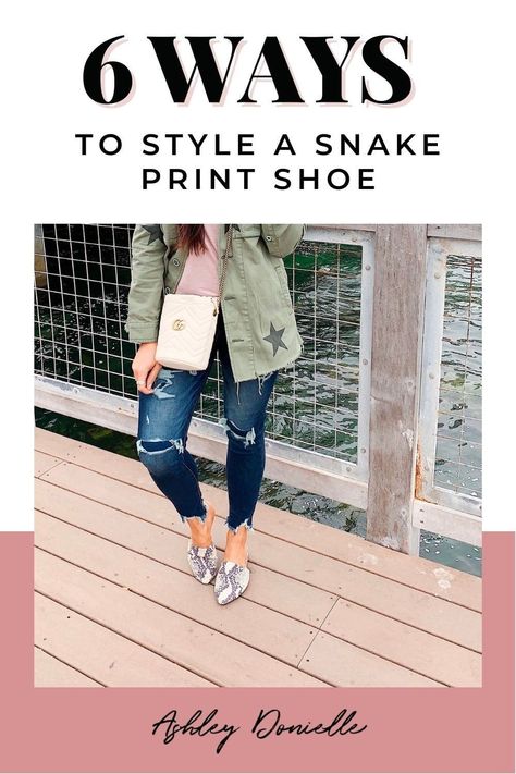 These snake print boots were an overall favorite on my social media channels but a lot of you are stumped on how to wear them! In this post, I'm showing you 6 ways to style them. If you're looking for spring outfit ideas and want to go with some funky snake print shoes, check this post out! Python Shoes Outfit, Snakeskin Flats Outfit, Snake Print Shoes Outfit, Snake Shoes Outfit, Snake Skin Shoes Outfit, Snakeskin Shoes Outfit, Snakeskin Booties Outfit, Snake Print Boots Outfit, Animal Print Shoes Outfit