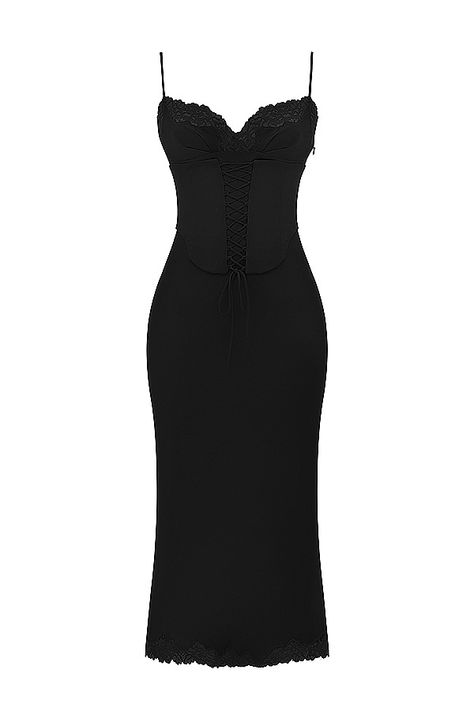 Clothing : Midi Dresses : 'Salma' Black Satin Slip Dress Dark Feminine Clothes Png, Black Dress Png, Black Satin Slip Dress, Dress Png, Jazz Dress, Fancy Tops, Romantic Dress, Satin Slip, Feminine Outfit