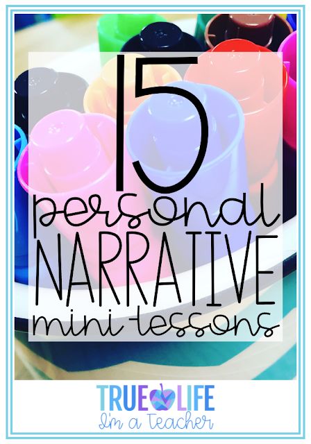 Teaching Personal Narratives, Personal Narrative Activities, Personal Narrative Art Project, Narrative Writing 4th Grade, Classroom Cafe, Writing Mini Lessons, Personal Narrative Writing, Expository Writing, Writing Anchor Charts