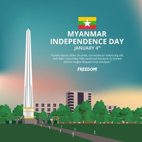 Myanmar Independence Day, Independence Day Background, Gallery Wallpaper, Day Background, Art Gallery Wallpaper, Vector Photo, Paper Texture, Myanmar, Independence Day