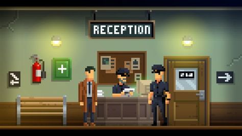 Office Pixel Art, Darkside Detective, Pixel Art Landscape, Game 2d, Twin Lakes, Hack And Slash, Pixel Art Games, Hidden Objects, Web Inspiration