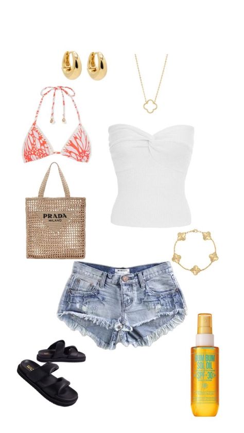 Beach Day, Summer Outfits, Ootd, Outfit Inspo, White