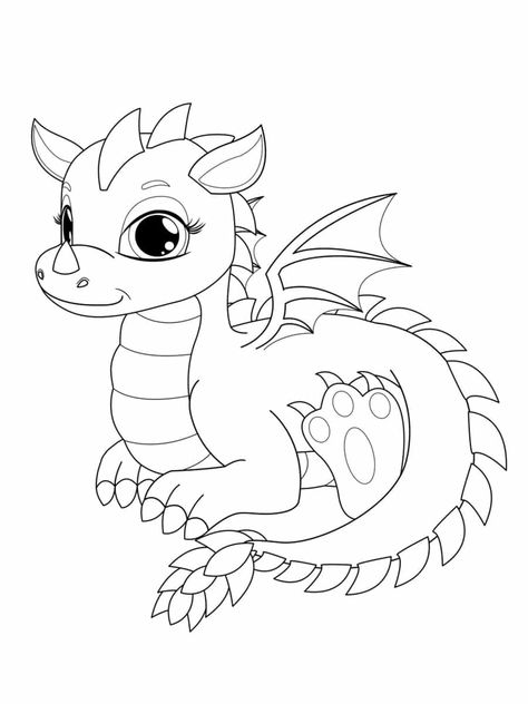 Coloriage dragon : 40 dessins à imprimer gratuitement Cute Dragon Drawing, Funny Dragon, Boy Coloring, Dragon Coloring Page, Cartoon Dragon, Halloween Coloring Book, Detailed Coloring Pages, Halloween Coloring Pages, Cute Dragons