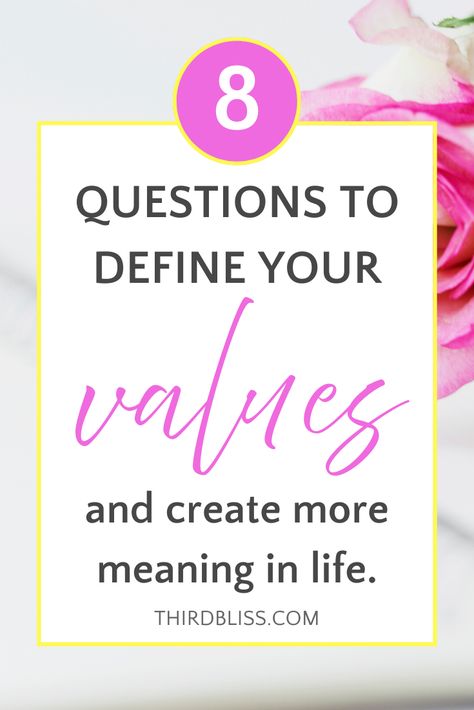 Defining Your Core Values, Core Values Journal Prompts, Examples Of Values, Values Quotes, Morals And Values, Personal Core Values, Value System, Learning Psychology, Life Mastery