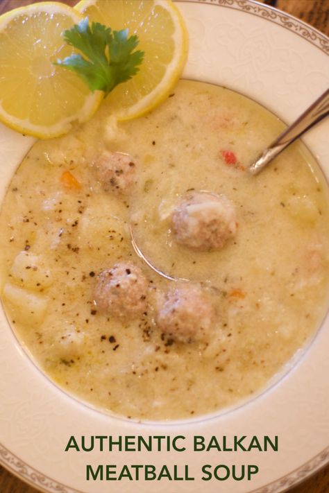 Eastern European Recipes, Easter Dishes, Ancient Recipes, Meatball Soup, Cook Smarts, European Cuisine, Bulgarian Recipes, Chowder Recipes, The Soup