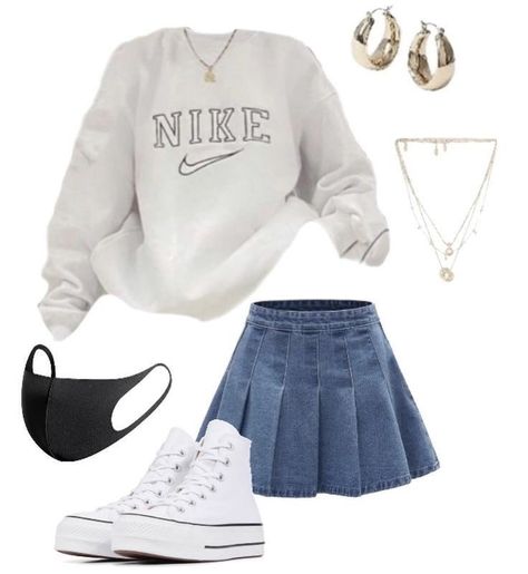 Casual Preppy Outfits, Trendy Outfits For Teens, Easy Trendy Outfits, Teenager Outfits, Swaggy Outfits, Mode Inspo, Baddie Outfits Casual, Cute Everyday Outfits, Kpop Fashion Outfits