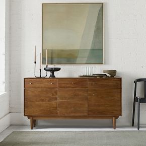 Modern Buffet Table, Modern Buffet, Wood Buffet, Buffet Tables, Small Table Lamp, Entertaining Essentials, Redondo Beach, Stylish Storage Solutions, Drawer Box