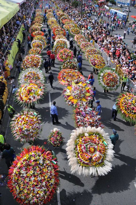 Festivals, Festivals, Festivals It's not enough to have astonishing biodiversity and ethnic diversity -- you need to celebrate it. Colombia has the worlds biggest theater festival (Festival Iberoamericano), salsa festival, flower parade. It also has the second biggest carnival in the world! Colombia Festivals, Colombian Culture, Visit Colombia, Colombian Art, Celebration Around The World, Culture Day, Colombia South America, Colombia Travel, Flower Festival