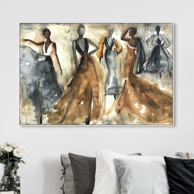 Make any space in your home innovative and unique by adding this Modern & Contemporary art piece made by real artists. With an overarching Brown colour that will add a dynamic feel to your home décor, this fine art piece is printed using ultra-premium and fade resistant inks to guarantee high definition and vivid colours. Our wall art is carefully wrapped with a layer of shrink-wrap that protects the surface and then wrapped with heavy-duty bubble wrap, ensuring its safe arrival to its new home. Gal Fashion, Dress Painting, Afrikaanse Mode, Fashion Wall Art, Brown Colour, Canvas Wall Decor, Contemporary Modern Art, Oliver Gal, Shrink Wrap