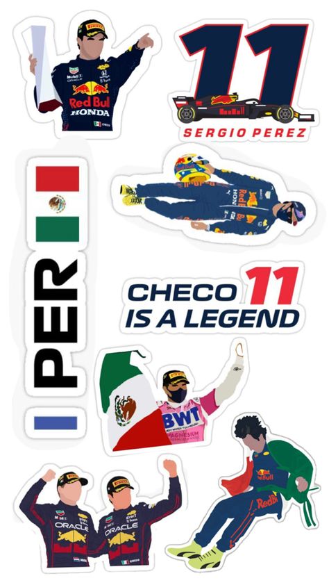 Formula 1 Stickers, Formula 1 Red Bull, Stickers F1, F1 Stickers, Escuderias F1, F1 Art, F1 Wallpaper Hd, Sergio Perez, Red Bull