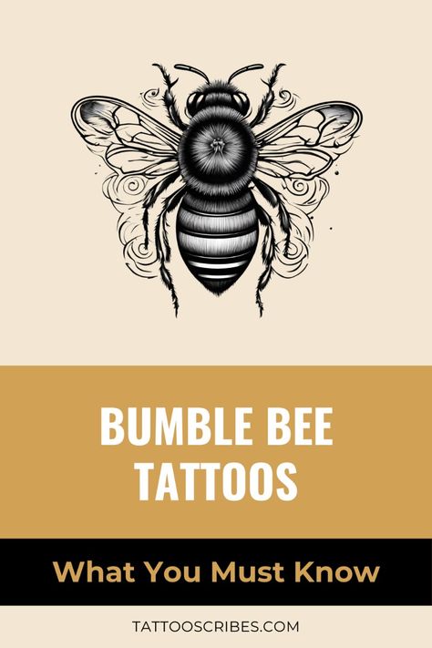 What does a bumble bee tattoo say about you? It’s more than just ink. Click to learn more about what your tattoo reveals and get inspired! Unique Bee Tattoo Ideas, Bee Tattoo Men, Bumble Bee Tattoos, Bee Tattoo Design, Bee Tattoo Meaning, Bumblebee Tattoo, Bee Tattoo Ideas, Queen Bee Tattoo, Small Bee Tattoo