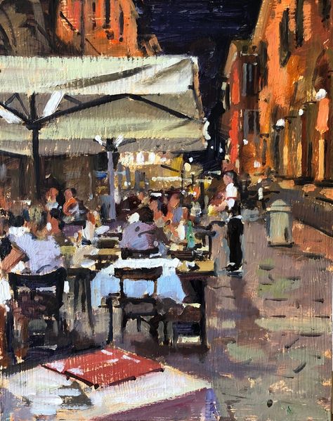 Town Painting, Ipad Painting, Inspiration Painting, City Painting, Southwest Art, Plein Air Paintings, Amazing Art Painting, London Art, Art Inspiration Painting