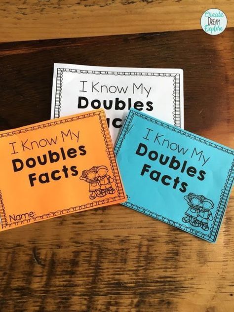 Doubles Math, Math Doubles, Mental Math Strategies, Doubles Facts, Math Number Sense, Daily Math, Math Strategies, Teaching First Grade, Second Grade Math