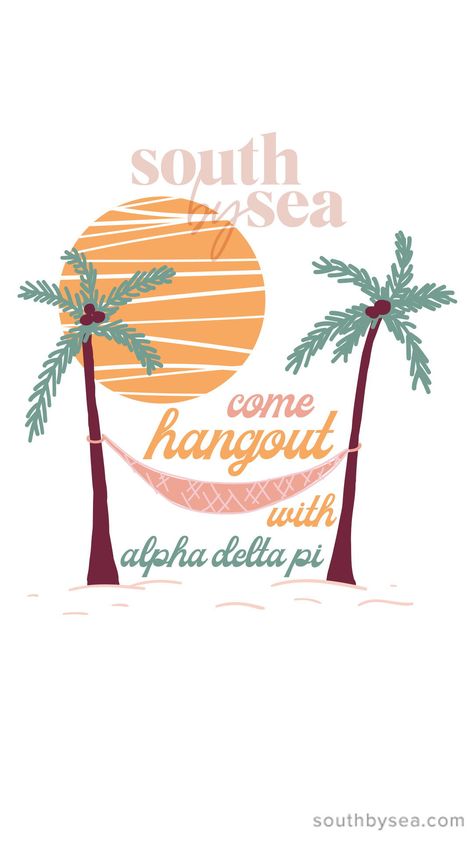 Beach Sorority Shirt, Beach Sorority Theme, Sorority Themes, Sorority Tees, Custom Clothing Design, Sorority Shirt Designs, Bid Day Shirts, Sorority Pr, Greek Shirts