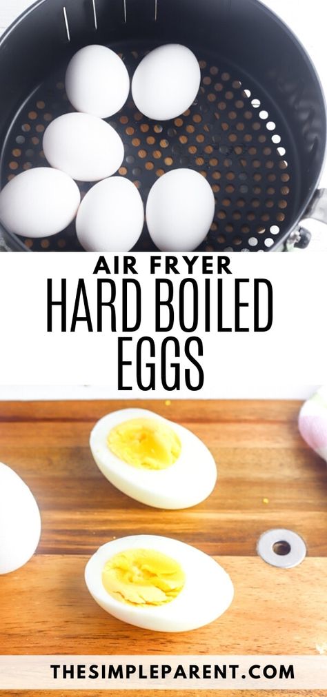 cook Air Fryer Hard Boiled Eggs, Easy Peel Eggs, Frying Recipes, Kitchen Knowledge, Ninja Skills, Breakfast Favorites, Peeling Hard Boiled Eggs, Making Hard Boiled Eggs, Air Fryer Cooking Times