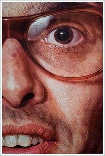 Chuck Close at the Met | Chuck Close, American, born 1940 "M… | Flickr Chuck Close Paintings, Photo Realism, Chuck Close, Hyper Realistic Paintings, Illusion 3d, Painting Reference, Realistic Paintings, Hyperrealism, Realism Art