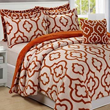 Orange Bedspread, Jacquard Bedding, Soft Things, Bed Spread, Ruffle Bedding, High Quality Bedding, Queen Comforter Sets, Crib Bedding Sets, Bedding Stores