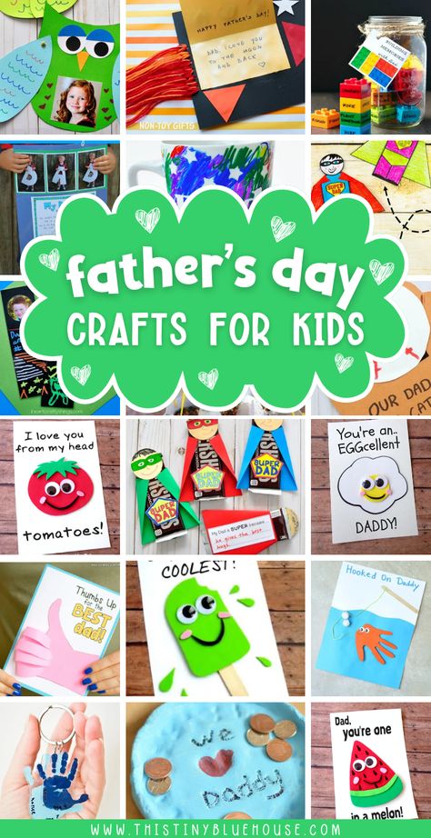 These thoughtful Father's day craft ideas are perfect for children of all ages. Simple and easy to make these craft ideas for Father's day are the best way to let Dad know how much he is loved and appreciated. Father's Day Crafts For Kids, Kids Fathers Day Crafts, Diy Father's Day Crafts, Diy Father's Day, Easy Fathers Day Craft, Fathersday Crafts, Fathers Day Art, Father's Day Activities, Father Presents