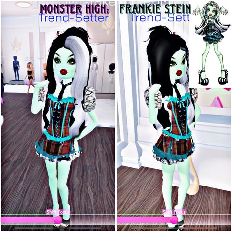 #roblox #dresstoimpress #outfits #fashion #roblodresstoimpress #robloxoutfitideas #monsterhigh #dolls  #dresstoimpressideas Dti Roblox Monster Highschool, Dresstoimpress Outfits, Monster High School, Vip Dress, Frankie Stein, High School Outfits, Dti Fits, Fit Ideas, Bloxburg House