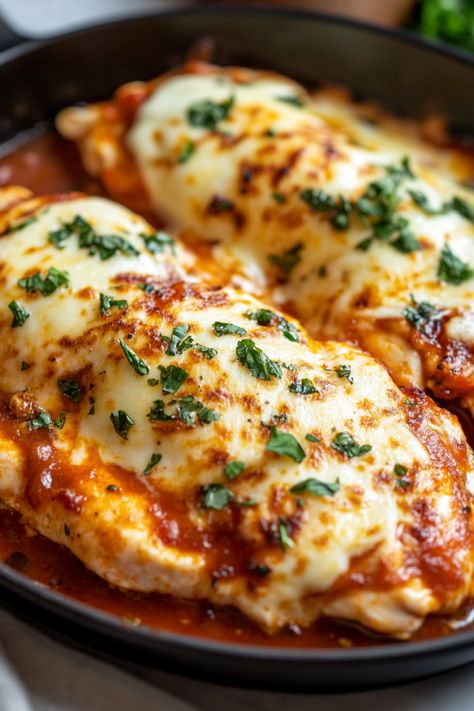 Baked Chicken Mozzarella Recipes, Breaded Chicken Meals, Quick Oven Meals, Easy Chicken Breast Dinner Recipes, Mozarella Chicken, Italian Chicken Breast Recipes, Chicken Recipes Oven, Chicken Easy Recipes, Chicken Breast Easy