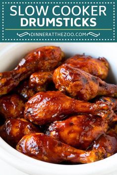 Crock Pot Chicken Drumsticks, Chicken Drumstick Recipes Crockpot, Slow Cooker Chicken Drumsticks, Chicken Drumsticks Recipe, Bbq Chicken Drumsticks, Drumsticks Recipe, Slow Cooker Bbq Chicken, Bbq Chicken Crockpot, Chicken Leg Recipes