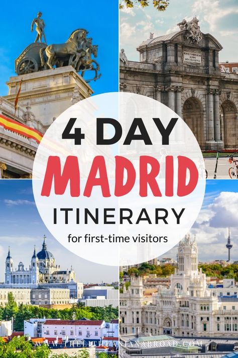 Day Trip From Madrid, 4 Days In Spain, Fashion In Madrid, 4 Days In Madrid, Madrid 3 Day Itinerary, Madrid Day Trips, What To See In Madrid, Madrid Spain Itinerary, Madrid To Do