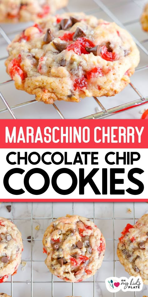 Santa’s Whiskers Cookie, Christie’s Cookies Recipe, Candied Cherry Cookies, Christmas Cookies Old Fashioned, Taste Of Home Cookie Recipes, Maraschino Cookies, Dessert Recipes Cherry, Cool Cookie Recipes, Maraschino Cherry Cookies