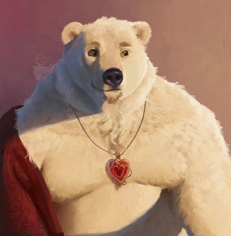 Bear Fursona Art, Polar Bear Fursona, Bear Anthro, Bear Fursona, Anthro Bear, Bear People, Bear Character Design, Bear Artwork, Hybrid Art