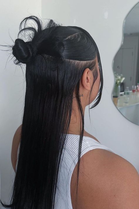 20 Trendy Half-Up Half-Down Hairstyles for Black Hair (2023 Stylish Options) Half Up Half Down 2 Strands, 16 Inch Half Up Half Down, Half Up Half Down With Bun Black Women, Half Up Half Down Hair Flipped Ends, V Part Slick Back Half Up Half Down, Half Up Half Down Space Buns Black Women, Two Part Half Up Half Down, Half Up Half Down Hair Styles Black Women, High Up Half Down Hair