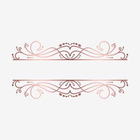 Frame Rosa, Vintage Frame Png, Rose Gold Backgrounds, Map Creator, Rosé Png, Rose Background, Decorative Lines, Rose Gold Frame, Vintage Rose Gold