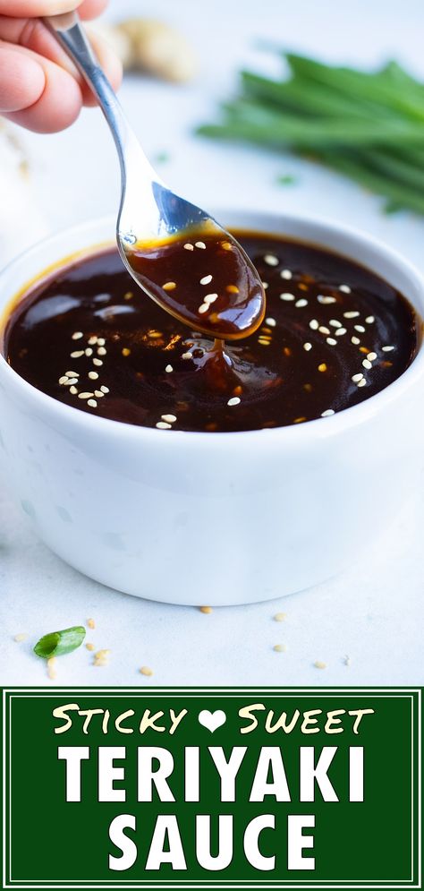 Gluten Free Soy Free Teriyaki Sauce, Honey Garlic Teriyaki Sauce, Asian Teriyaki Sauce, Soy Sauce Beef Marinade, Sweet And Sticky Sauce, Sweet Soy Ginger Sauce, Beef With Soy Sauce, Home Made Teriyaki Sauce Easy, Thick Teriyaki Sauce Recipe