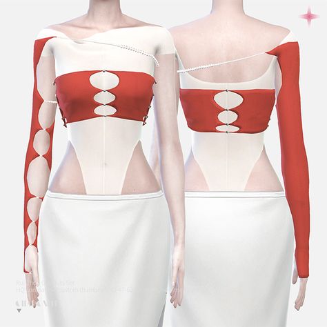 Charonlee: 【Rui Zhou Cut Outs Set】 Rui Zhou, Sims 4 Custom Content, Please Do, Cut Outs, Sims 4, Cut Out, Mesh, Clothes