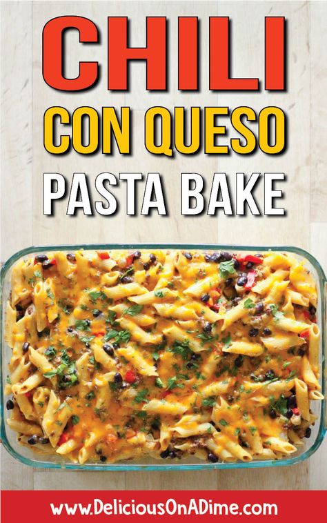 Queso Pasta, Chili Con Queso Recipe, Con Queso Dip, Queso Recipe, Yummy Dishes, Best Pasta Recipes, Queso Dip, Creamy Pasta, Pasta Bake