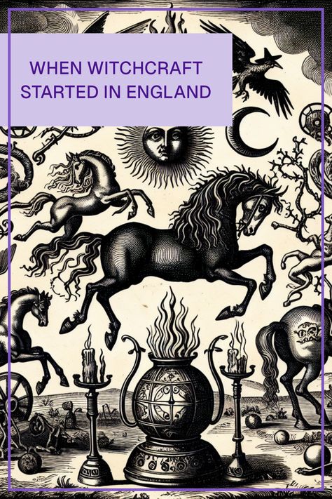 Wondering how witchcraft began in England? Uncover the fascinating origin story of witchcraft and its deep roots dating back centuries. From ancient practices to its rise in popularity, this journey through time reveals the intertwining of folklore, superstition, and cultural beliefs. Bring yourself to learn about historical events that shaped public perception regarding witches, including trials, persecutions, and notable figures in the witchcraft movement. Discover the mystique that surrounds this intriguing topic and let history ignite your curiosity about how it all began! History Of Witchcraft, Witchcraft History, Witchcraft Basics, Wiccan Rede, Wicca For Beginners, Cultural Beliefs, Daily Astrology, Numerology Chart, Witch Trials