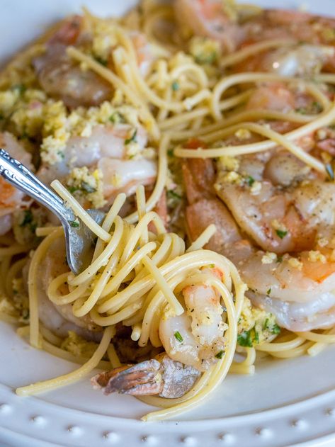 Shrimp Scampi Baked, Ina Garten Shrimp Scampi, Ina Garten Roasted Shrimp, Ina Garten Shrimp, Shrimp In The Oven, Garlic Shrimp Scampi, Baked Shrimp Scampi, Seafood Entrees, Roasted Shrimp