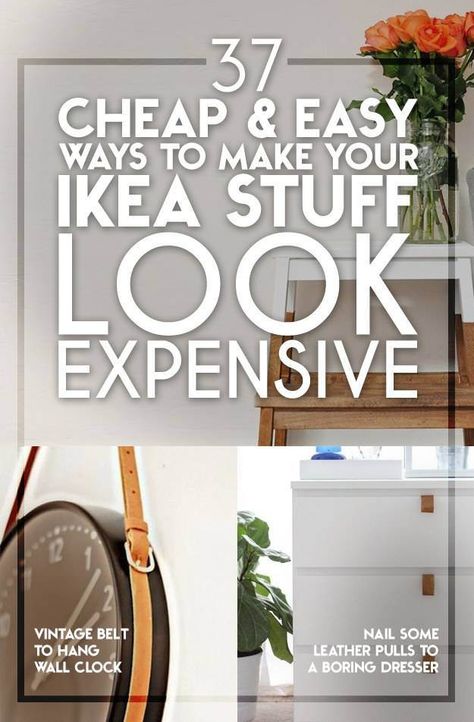 37 Cheap And Easy Ways To Make Your Ikea Stuff Look Expensive | Unboxxed Ikea Desk Hack, Look Expensive, Furniture Hacks, Ikea Furniture, Ikea Hacks, Ikea Hack, Home Hacks, 인테리어 디자인, Decorating Tips