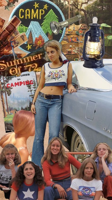 Muse: 70’s camp counselor #70style #70saesthetic #campvibes #campingaesthetic 70s Camp Counselor Outfit, 70s Camp Aesthetic, 70s Camp Counselor, 70s Camping Aesthetic, 80s Camp Counselor, 1970s Summer Camp, Camp Counselor Aesthetic Outfits, Vintage Summer Camp Aesthetic, 80s Summer Camp Aesthetic