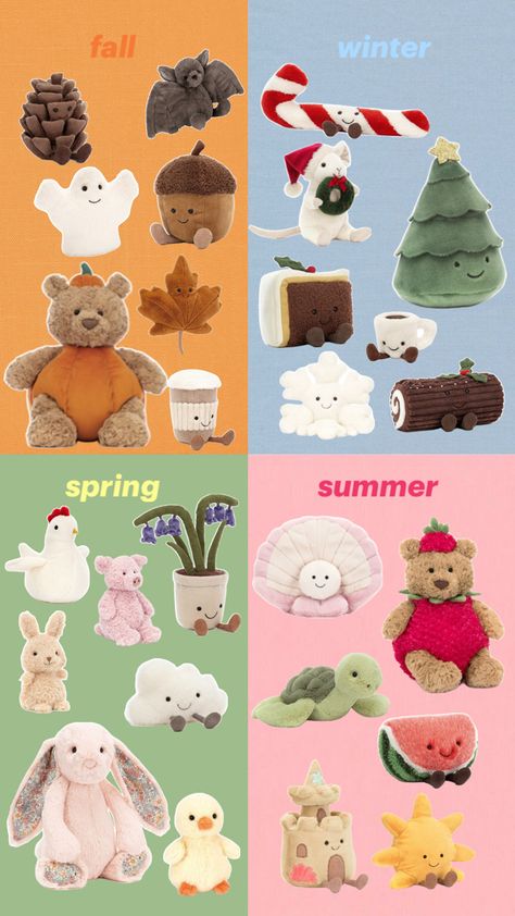 Age Dreaming, Girly Christmas Gifts, Jellycat Stuffed Animals, Cute Squishies, Cute Birthday Ideas, Cute Gifts For Friends, Preppy Stuff, Cute Christmas Gifts, Animal Photos