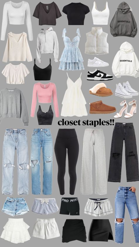 Matching Outfits Best Friend, Simple Outfits For School, Cute Clothing Stores, Casual Outfits For Teens, Clothing Staples, Casual Preppy Outfits, Cute Lazy Day Outfits, Trendy Outfits For Teens, Cute Preppy Outfits