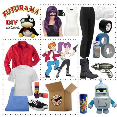 Leela from Futurama - Cute Halloween costumes your dad would approve of Futurama Party, Futurama Costume, Couples Costumes Diy, Leela Futurama, Burger Costume, Luigi Costume, Mario Costume, Diy Couples Costumes, Diy Halloween Games