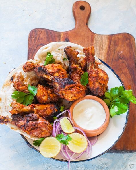 Instant Pot Tandoori Chicken- Indian Style Roast Chicken Drumsticks Tandoori Chicken Tikka Recipe, Tandoori Chicken In Oven, Authentic Tandoori Chicken Recipe, Chicken In Instant Pot, Healthy Crockpot Beef Stew, Tandoori Chicken Marinade, Tandoori Chicken Pizza, Roast Chicken Drumsticks, Grilled Tandoori Chicken