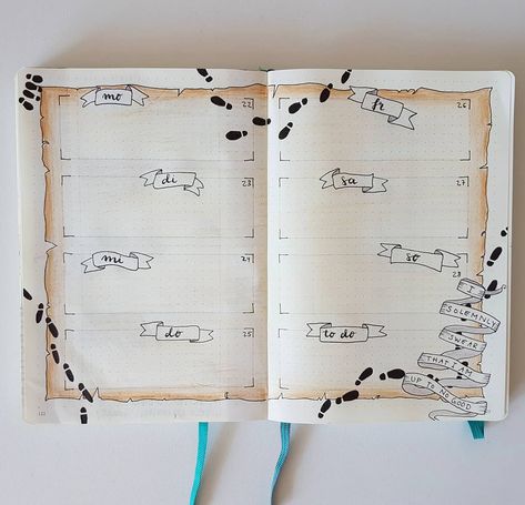 Harry Potter Bullet Journal, Harry Potter Planner, Harry Potter Journal, May Bullet Journal, Bullet Journal 2020, Bullet Journal Spreads, Bullet Journal Tracker, Bullet Planner, Journal Spreads