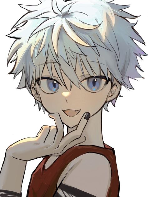 Adult Killua, Killua Fanart, Gon Killua, Killua Zoldyck, Angel And Devil, Anime Character Drawing, Hunter X Hunter, Character Drawing, Anime Drawings