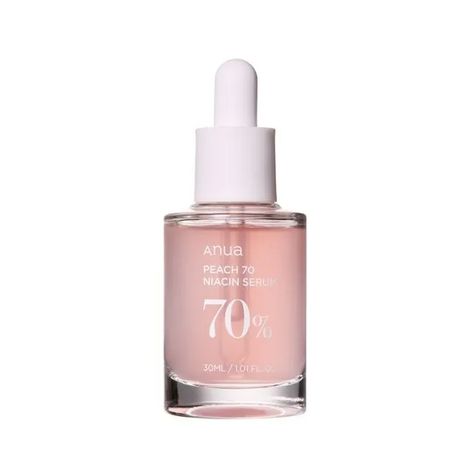 Anua - Peach 70 Niacin Serum | YesStyle Niacinamide Serum, Face Hydration, Skin Serum, Even Out Skin Tone, Brightening Serum, Glass Skin, Beauty Box, Dull Skin, Face Serum