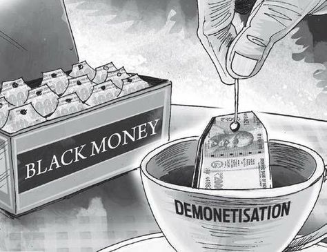 Demonitisation in India, to finish the Black money. Demonetisation In India, Corruption Design Art, Corruption Poster, Eco Project, Economics Project, India History, Gulf Countries, Accounting Student, Money Poster