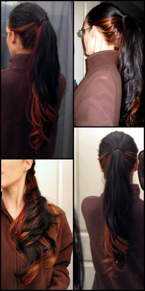 my DIY pure henna and indigo hair. I've been doing this for over a yr now. It's a lot of work, but at least I only have to do it every 4-6 months, and it's cheap, vegan, & non-carcinogenic! Henna Indigo Hair, Indigo Henna, Indian Hair Care, Indigo Hair, Whimsical Goth, Cheap Vegan, V Hair, Black Henna, Witch Stuff