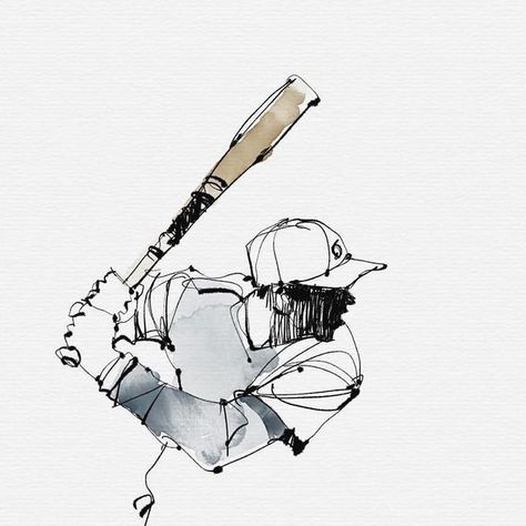 Prakash Thombre on Instagram: "Re-posting this Ink and Watercolor sketch...one of my fav #watercolor #sketching #sketch #baseball #baseballlife #watercolorsketch #prakashthombre #wmg #rapidsketch #stylizedillustration #widemediaguy #idesignexperiences #inksketch #theodysseytales" Baseball Watercolor, Baseball Drawing, Baseball Drawings, Watercolor Sketching, Architecture Sketchbook, Human Figure Drawing, Ink And Watercolor, Ink Sketch, Watercolor Sketch