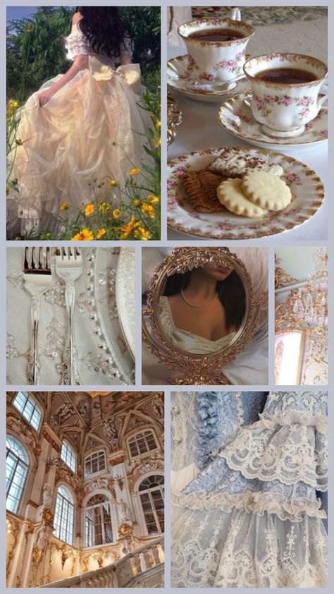 Princesscore (Aesthetic board) Princess Core Aesthetic, Princesscore Aesthetic, Princess Vibes, Romantic Academia, Fairytale Princess, Royalty Aesthetic, Princess Core, Aesthetic Board, Space Room