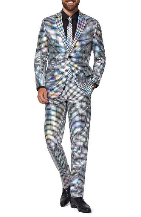 Groom Clothes, Notch Lapel Suit, Christmas Party Costume, Suit With Jacket, Boogie Shoes, 70s Costume, Fancy Suit, Party Suits, Slim Fit Suit