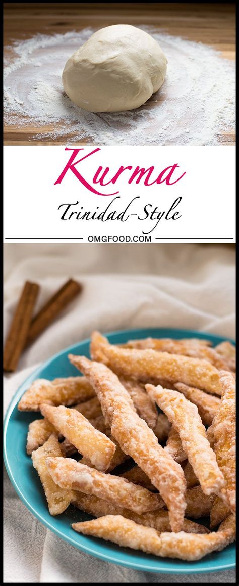 Trini Kurma Recipe + Tasty Adventures to Store Bay and Shore Things | omgfood.com Cooking With Natasha Trinidad, Caribbean Pastries, Trinidad Culture, Trini Recipes, Guyanese Food, Trinidadian Recipes, Kurma Recipe, Trinidad Recipes, Carribean Food